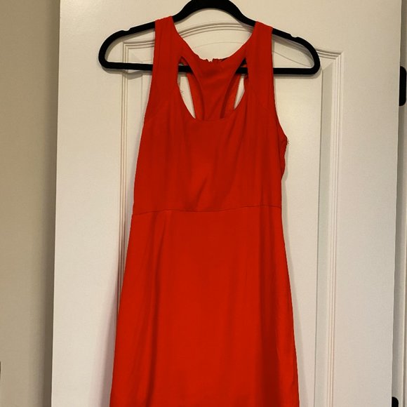 Red Dress with Cut-Outs - Picture 3 of 4